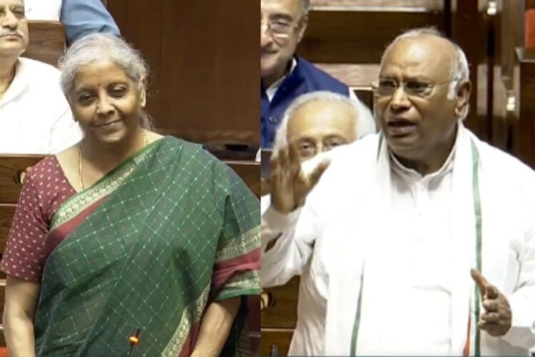 Nirmala Sitharaman - Mallikarjun Kharge