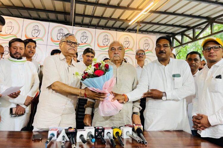 JJP-BJP Leaders Join Congress