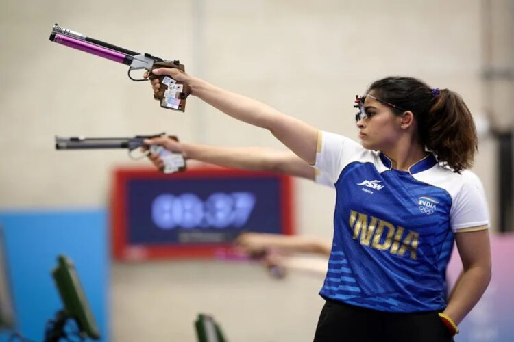 Manu Bhaker in Paris Olympics 2024