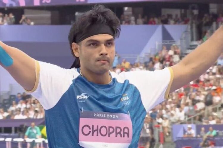 Neeraj Chopra in Paris Olympics 2024