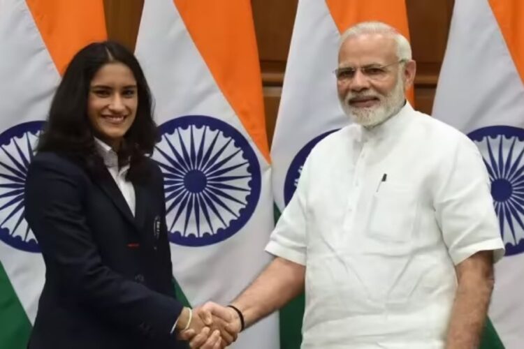 PM Modi-Vinesh Phogat