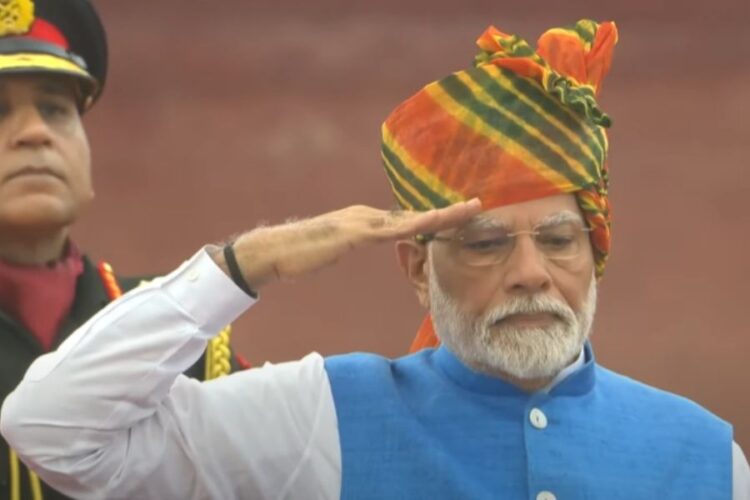 PM Narendra Modi at Red fort