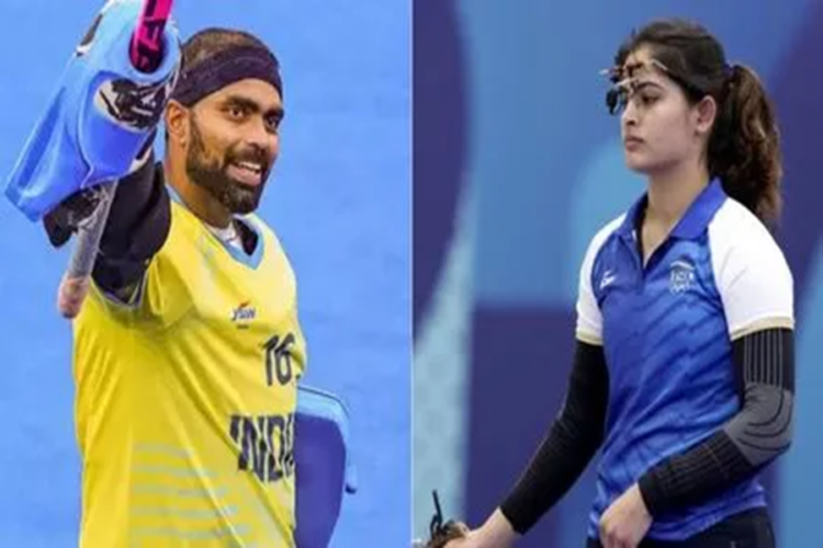 PR Sreejesh-Manu Bhaker