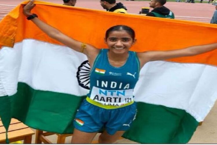 World Athletics U-17 Championship Aarti won bronze medal in 10 thousand meter race walk