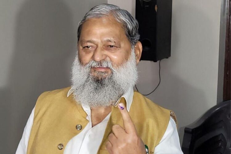 BJP Leader Anil Vij