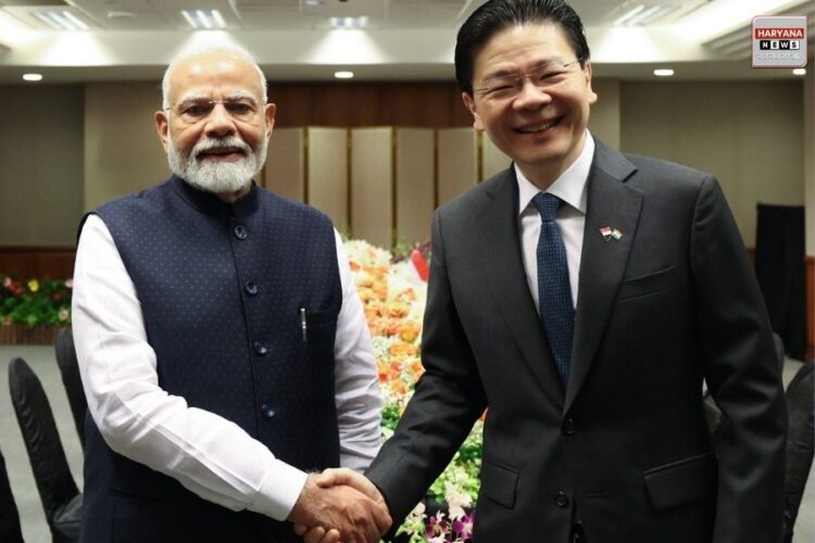 PM Narendra Modi-PM Lawrence Wong