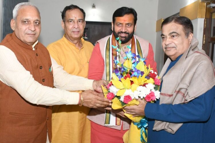 Haryana CM Saini met Union Minister Nitin Gadkari