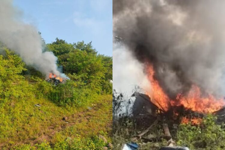 Helicopter Crashes in Pune