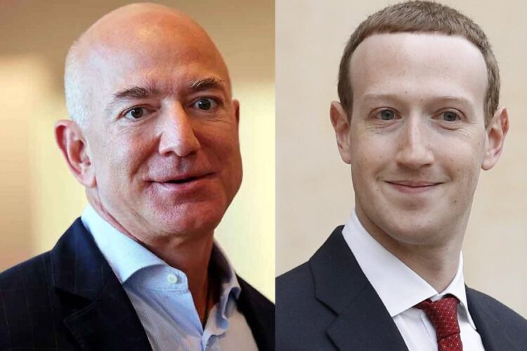 Jeff Bezos- Mark Zuckerberg