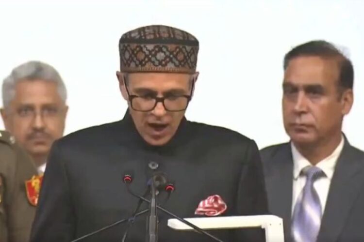 Omar Abdullah take J&K CM Oath