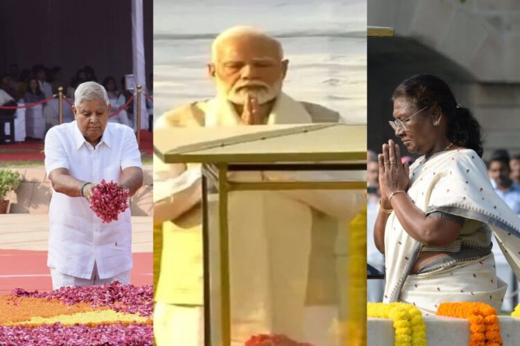 Vice President-PM Modi-President Murmu