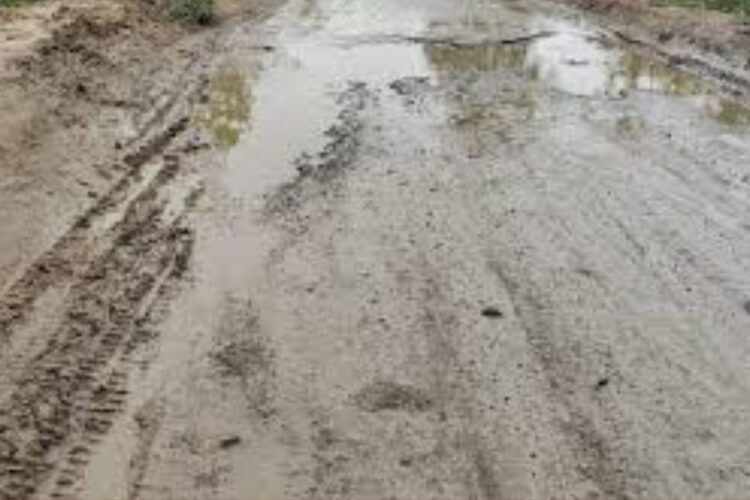 Road condition in Kharkhoda is bad, Sonipat