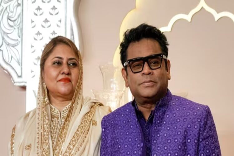 AR Rahman and his wife Saira Banu