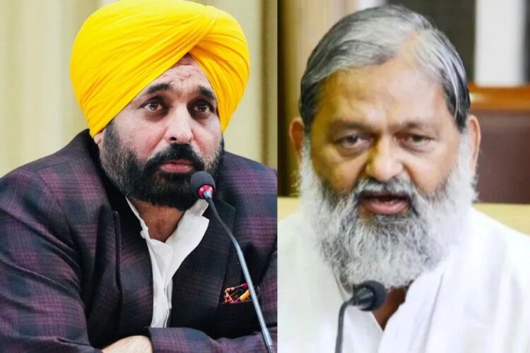 Punjab CM Bhagwant Maan and Anil Vij