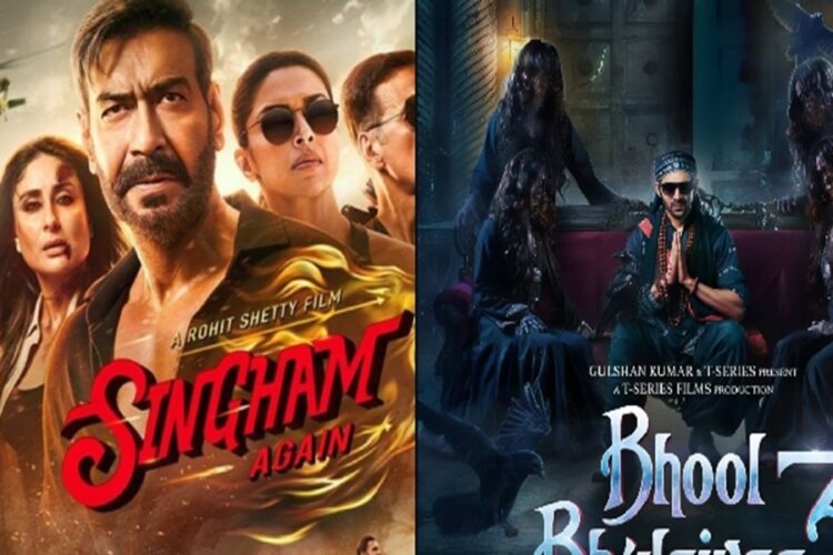 Singham Again and Bhool Bhulayiaa-3