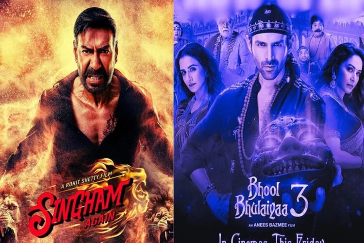 Singham Again-Bhool Bhulayiaa 3 Box Office Collection Day 6