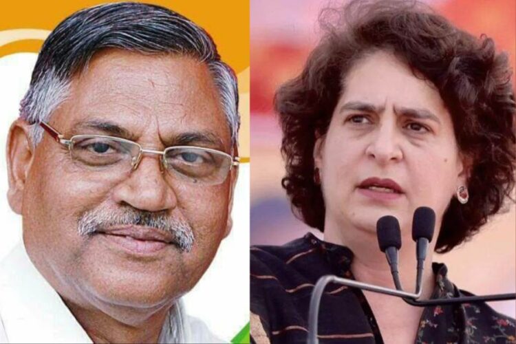 Udaybhan Chaudhry and Priyanka Gandhi