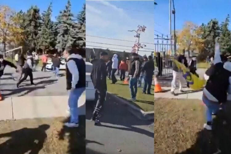 Violence in Hindu Temple in Canada