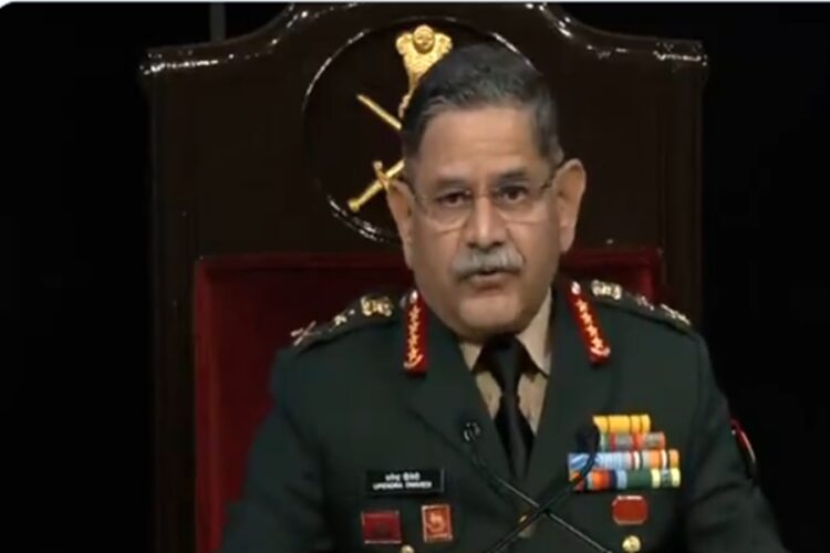 Indian Army Chief Gen Upendra Dwivedi