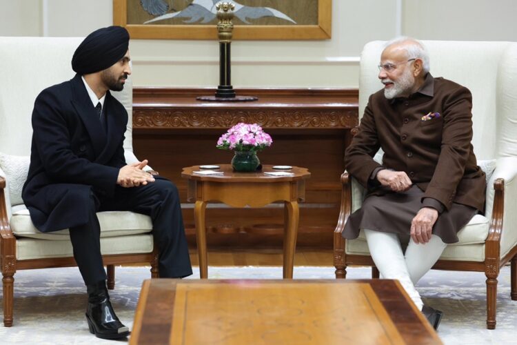 PM मोदी से मिले पंजाबी सिंगर Diljit Dosanjh​