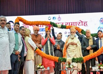 पंचकूला में आयोजित गौ-सेवा सम्मान समारोह में शामिल हुए सीएम सैनी