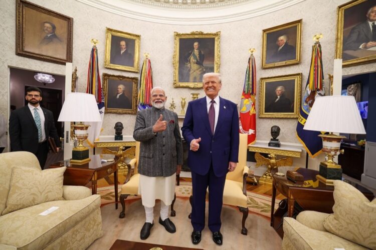 India's PM Modi and USA President Donald Trump