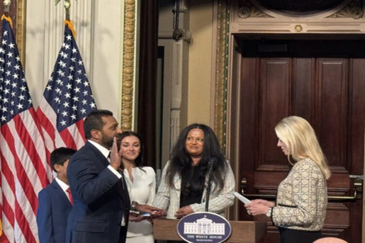 Kash Patel take oath as FBI Chief