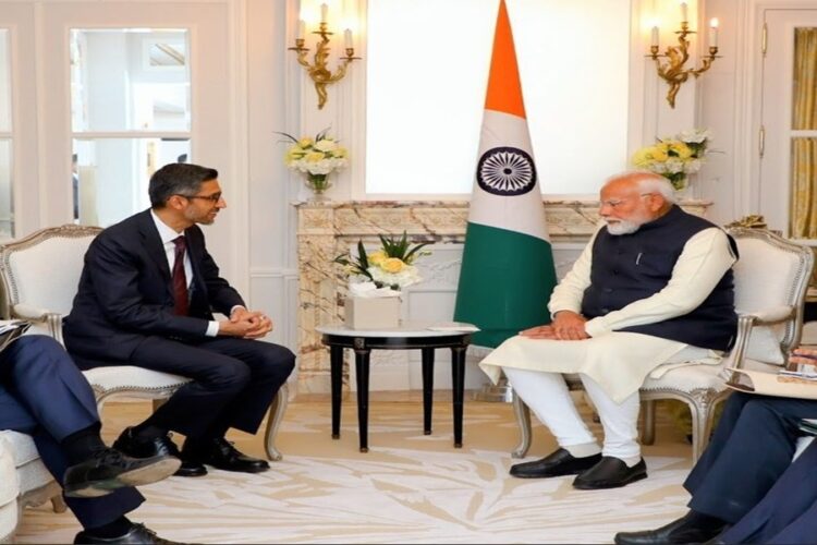 Sundar Pichai-PM Modi