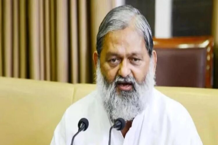 Haryana Cabinet Minister Anil Vij