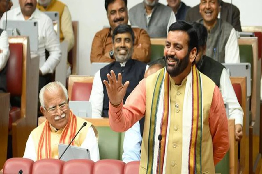 Haryana CM Nayab Singh Saini at Parliament