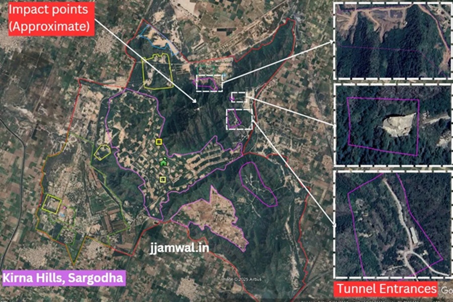 Satellite view of Kirana Hills